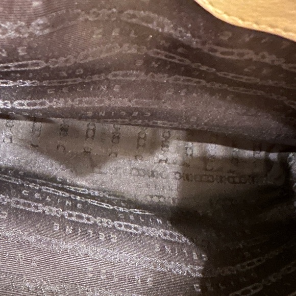 Celine Gorgeous Tan and Red Leather Satchel - Picture 14 of 16